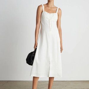 Cristina Who What Wear Cotton Button Midi Dress Sz Small